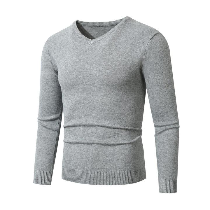 Herren eleganter V-Ausschnitt Pullover aus hochwertiger Baumwolle Aliams