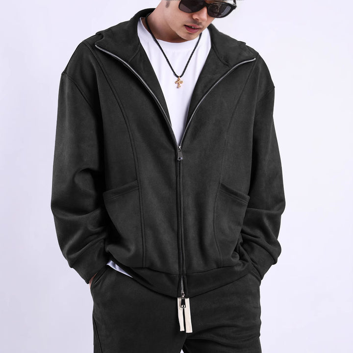 Herren Fleecejacke mit ergonomischem Schnitt und praktischen Taschen Aliams