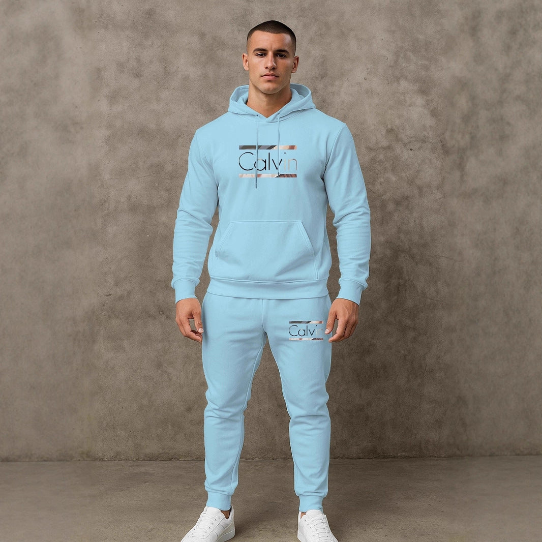 Herren Sportlicher Hoodie mit passenden Jogginghosen Aliams