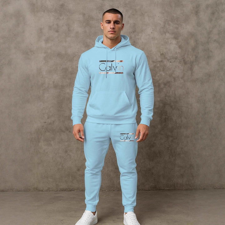 Herren Sportlicher Hoodie mit passenden Jogginghosen Aliams