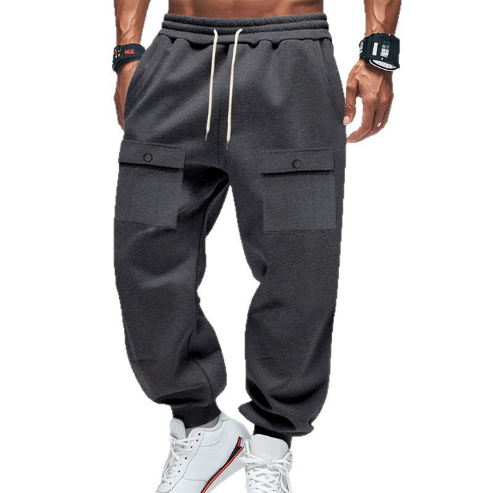 Herren Cargo-Jogginghose mit anatomischer Passform und praktischen Seitentaschen Aliams