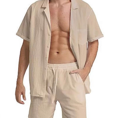 Herren Freizeit-Shorts und Hemd Set Aliams