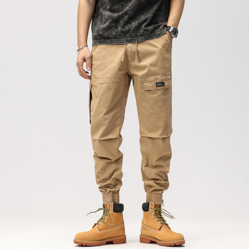 Herren Cargo-Hose mit elastischem Bund und praktischen Taschen Aliams