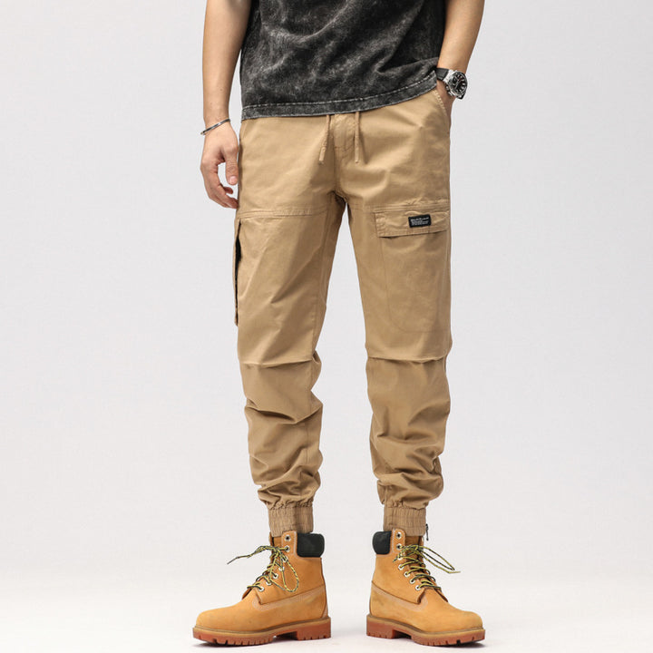 Herren Cargo-Hose mit elastischem Bund und praktischen Taschen Aliams