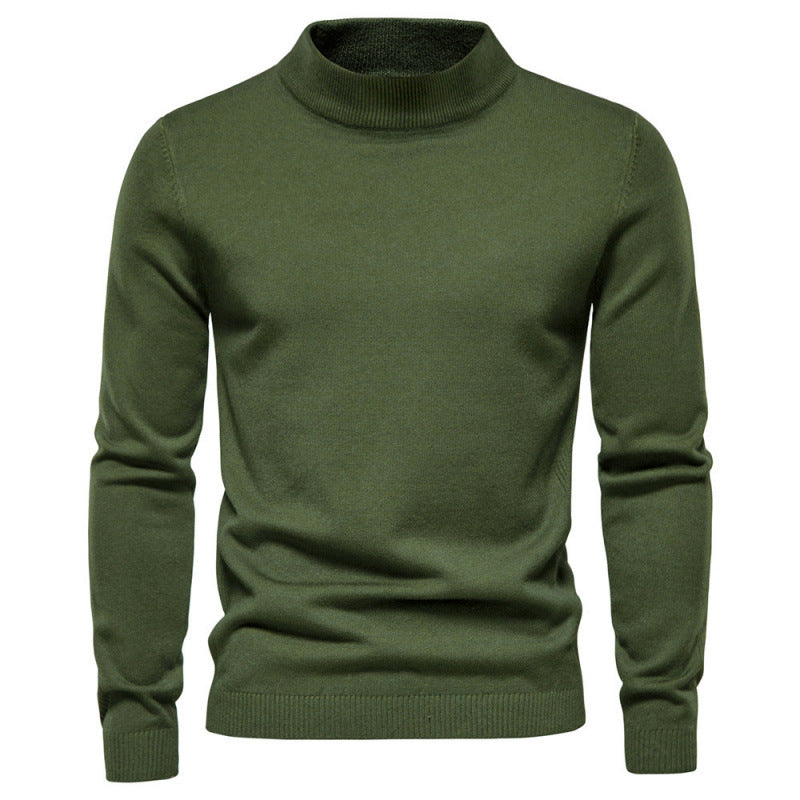 Herren Strickpullover mit hohen Kragen Aliams