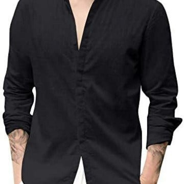 Herren elegantes und bequemes Langarmhemd Aliams