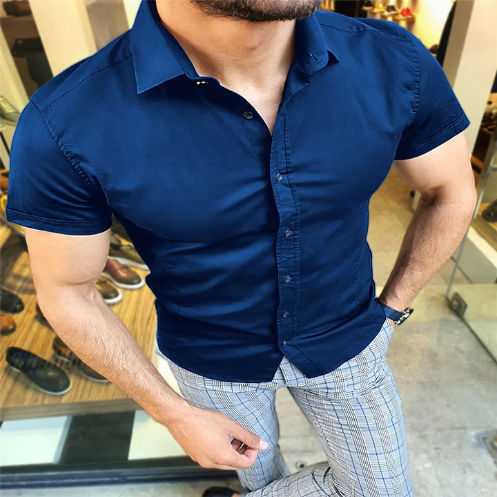 Herren Kurzarmhemd Aliams