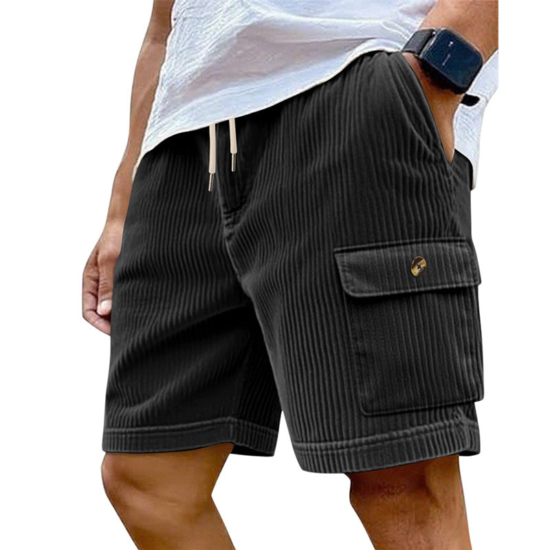 Herren Cargo-Shorts mit schmalem Schnitt und praktischen Seitentaschen Aliams