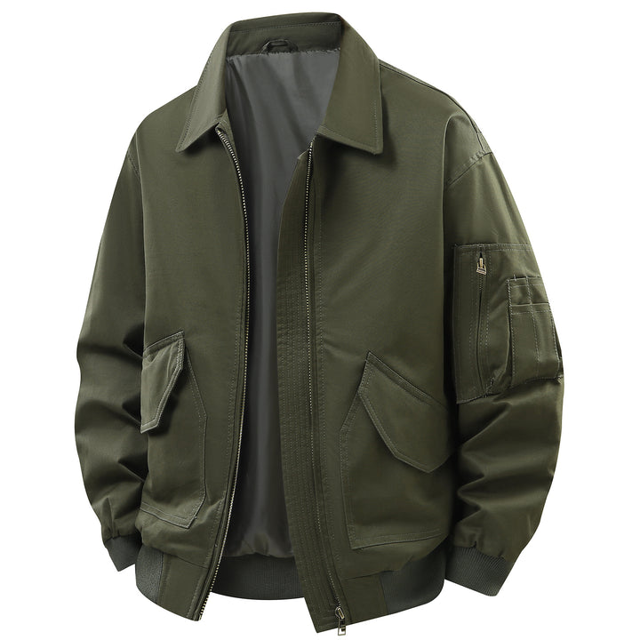 Herren Utility-Jacke mit praktischen Taschen und strapazierfähigem Material Aliams