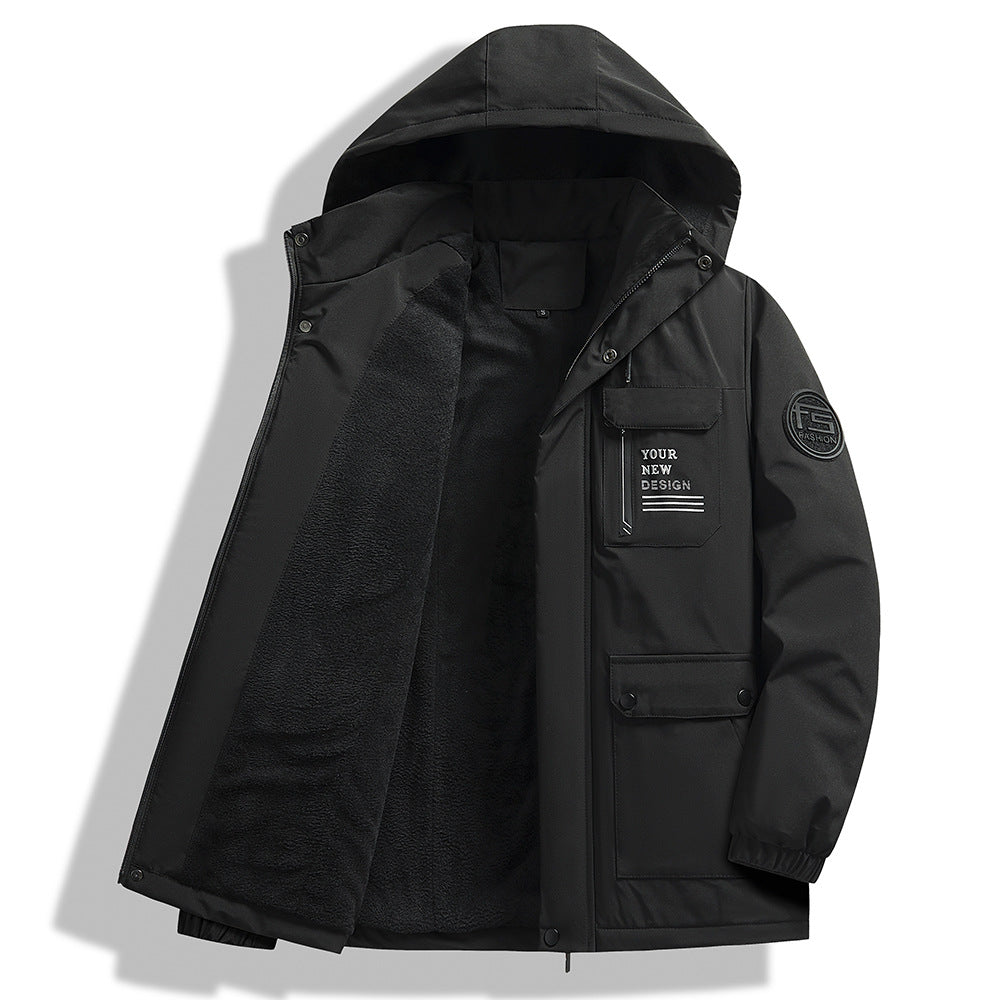 Herren Outdoor-Jacke mit isolierender Innenausstattung und praktischen Taschen Aliams