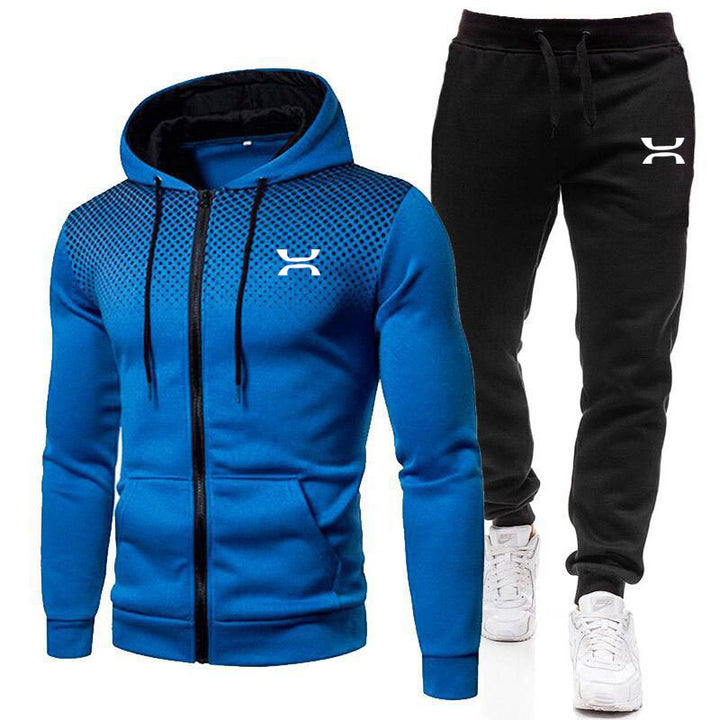 Herren Sportanzug mit atmungsaktivem Hoodie und bequemen Jogginghosen Aliams