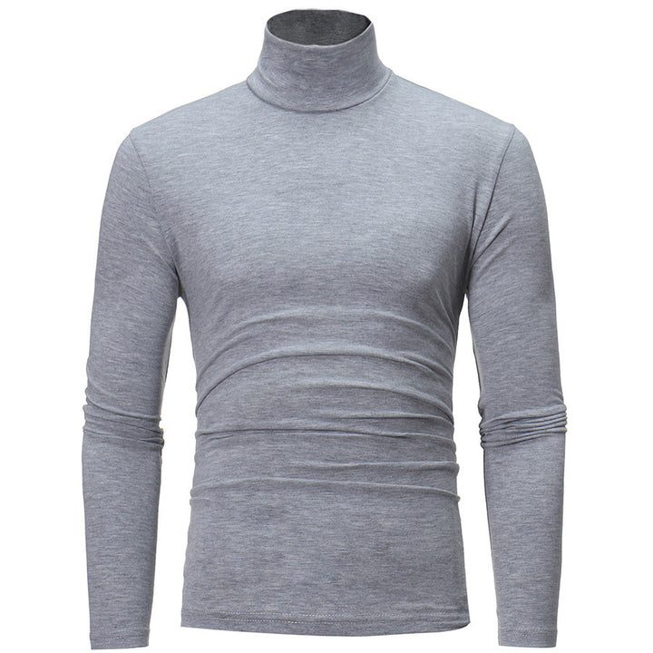 Herren eleganter Rollkragenpullover aus bequemen Stretchmaterial Aliams