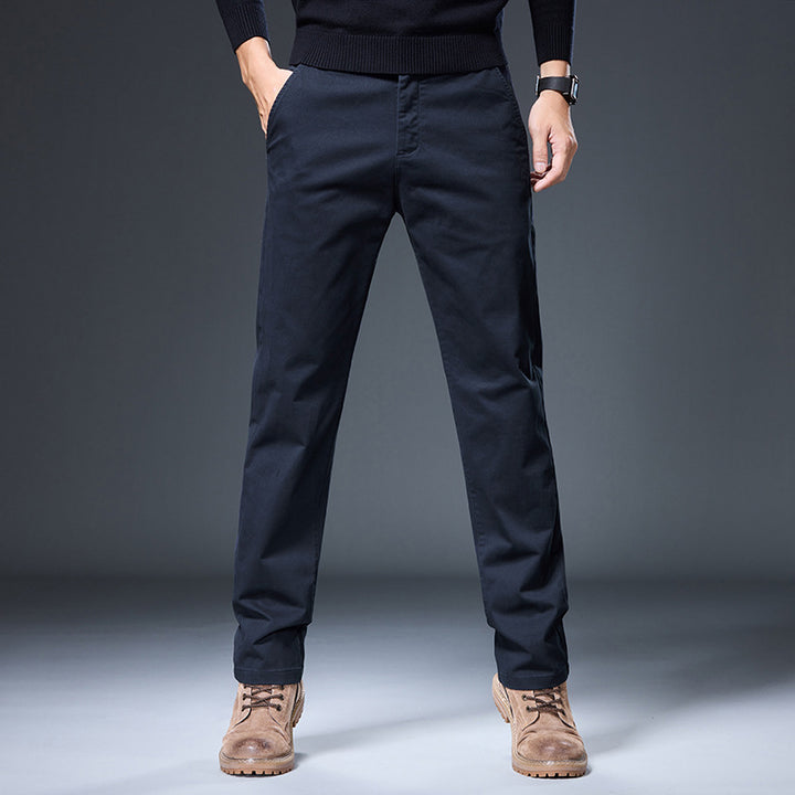 Herren Bequeme Chino-Hose mit praktischen Seitentaschen Aliams