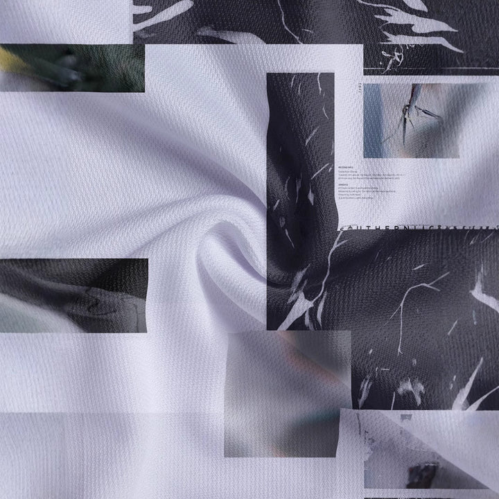 Herren Kurzarm Polohemd mit kreativem Fotomuster Aliams