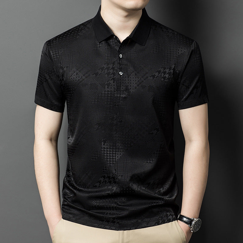 Herren Poloshirt mit strukturiertem Design Aliams