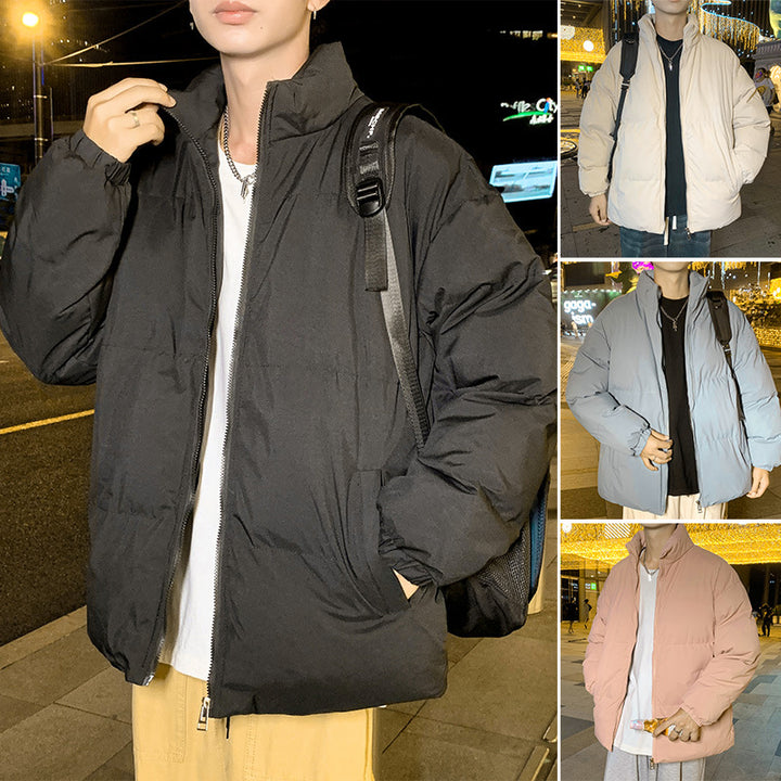 Herren Steppjacke mit hohem Kragen und elastischen Bündchen Aliams