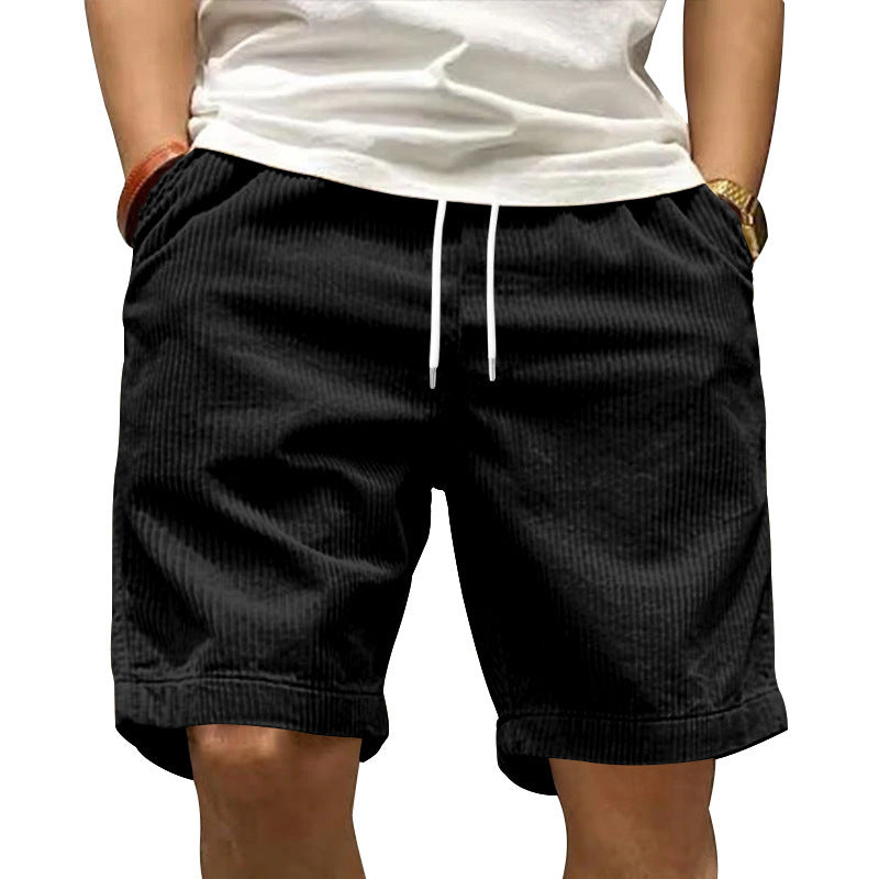 Herren Cordshorts mit elastischem Bund und praktischen Seitentaschen Aliams
