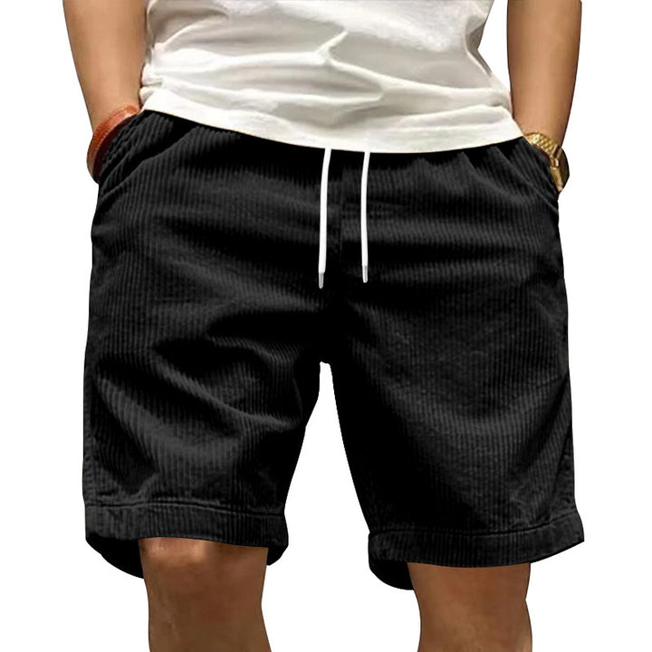 Herren Cordshorts mit elastischem Bund und praktischen Seitentaschen Aliams
