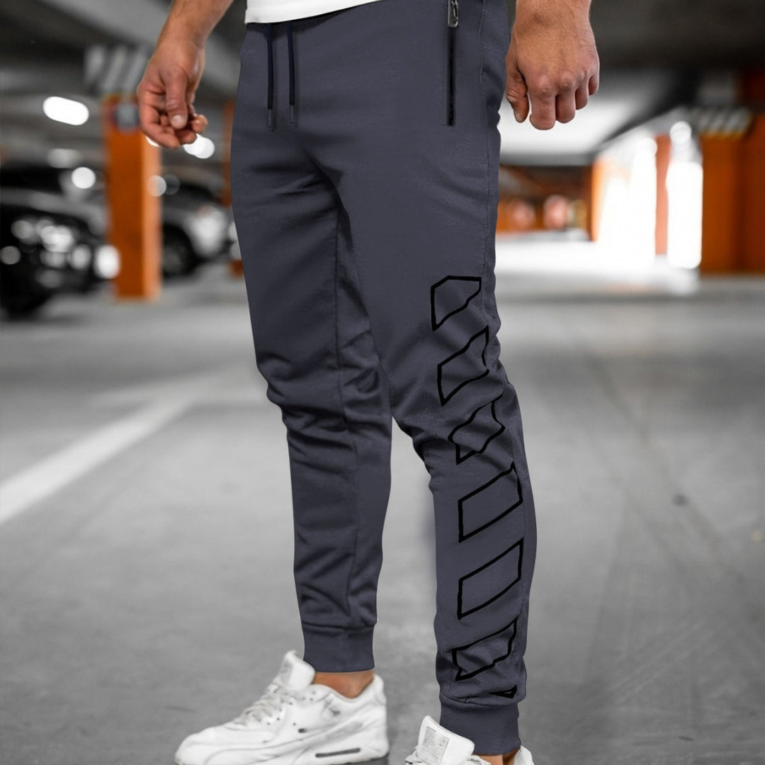 Herren Sportliche Jogginghose mit modernem Design und Seitentaschen Aliams