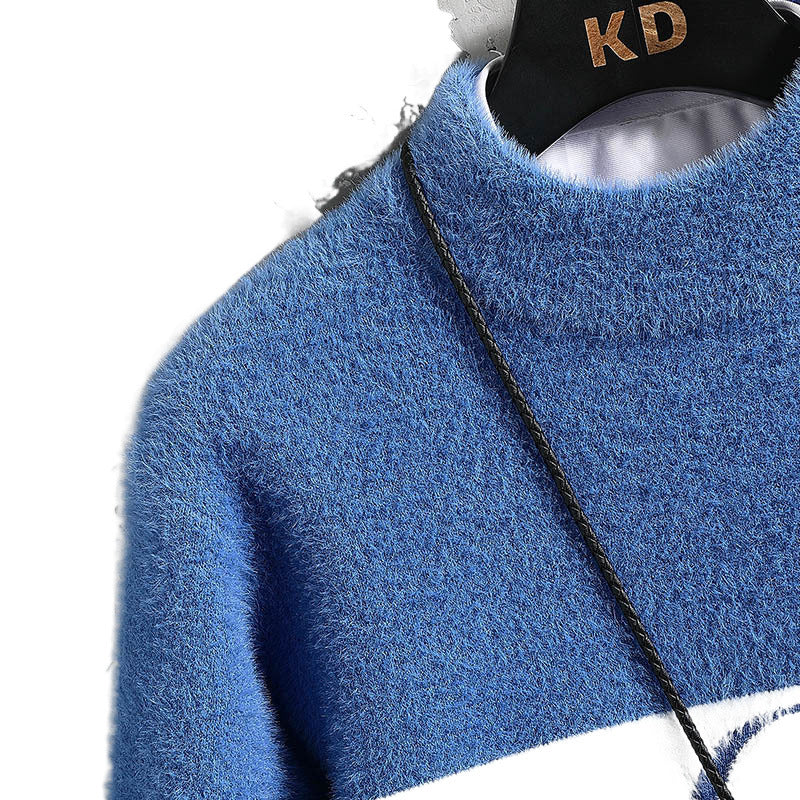 Damen Hochwertiger, kuscheliger Pullover mit Stehkragen Aliams
