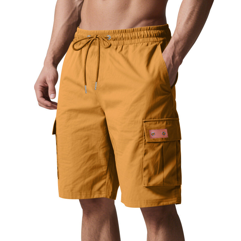 Herren Cargo-Shorts mit elastischem Bund und praktischen Taschen Aliams