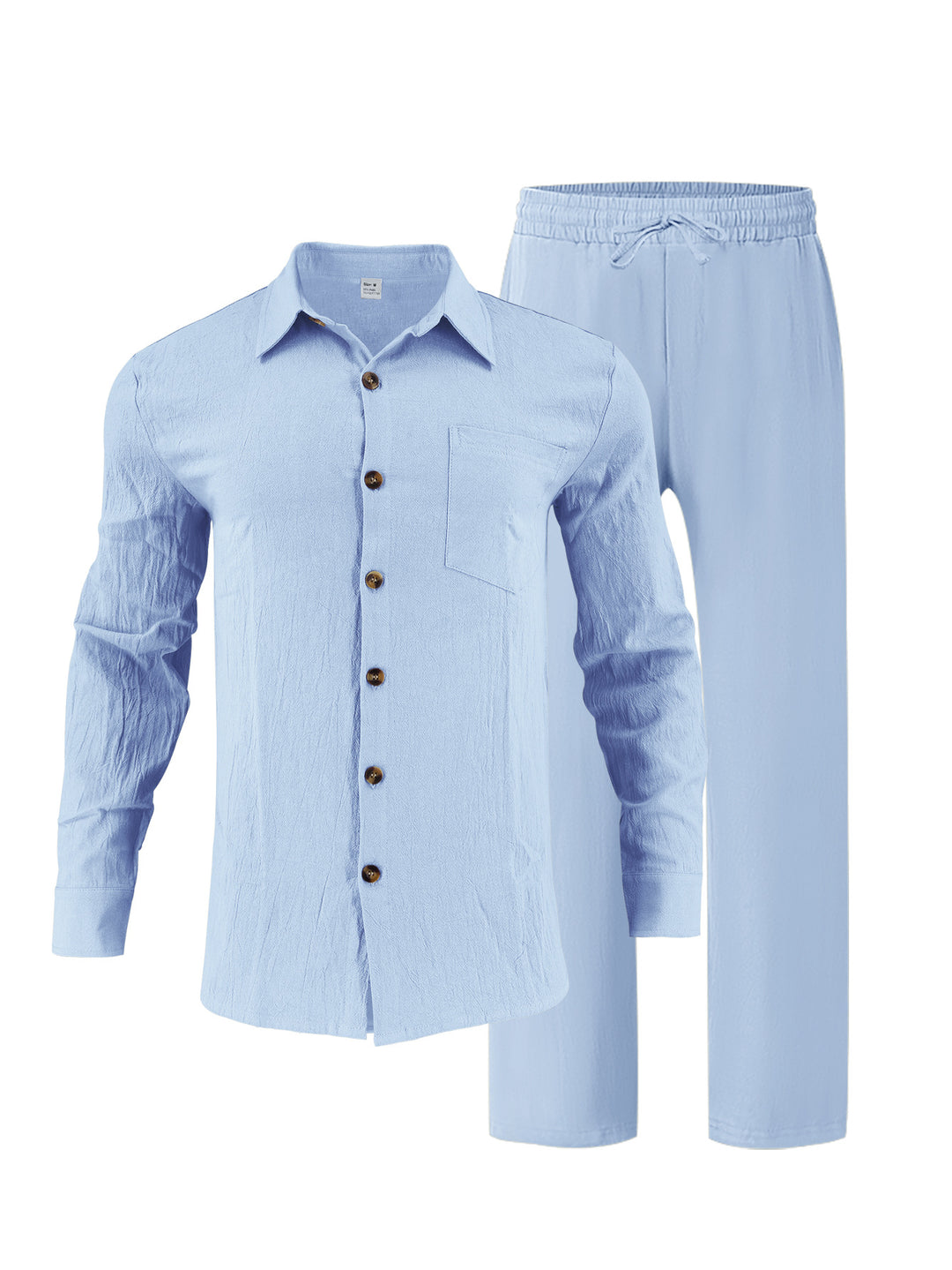 Herren elegante Hemd und Freizeithose Set Aliams