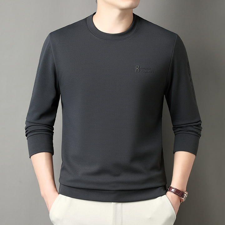 Herren Sport Sweatshirt mit strukturiertem Gewebe und modernem Rundhalsausschnitt Aliams