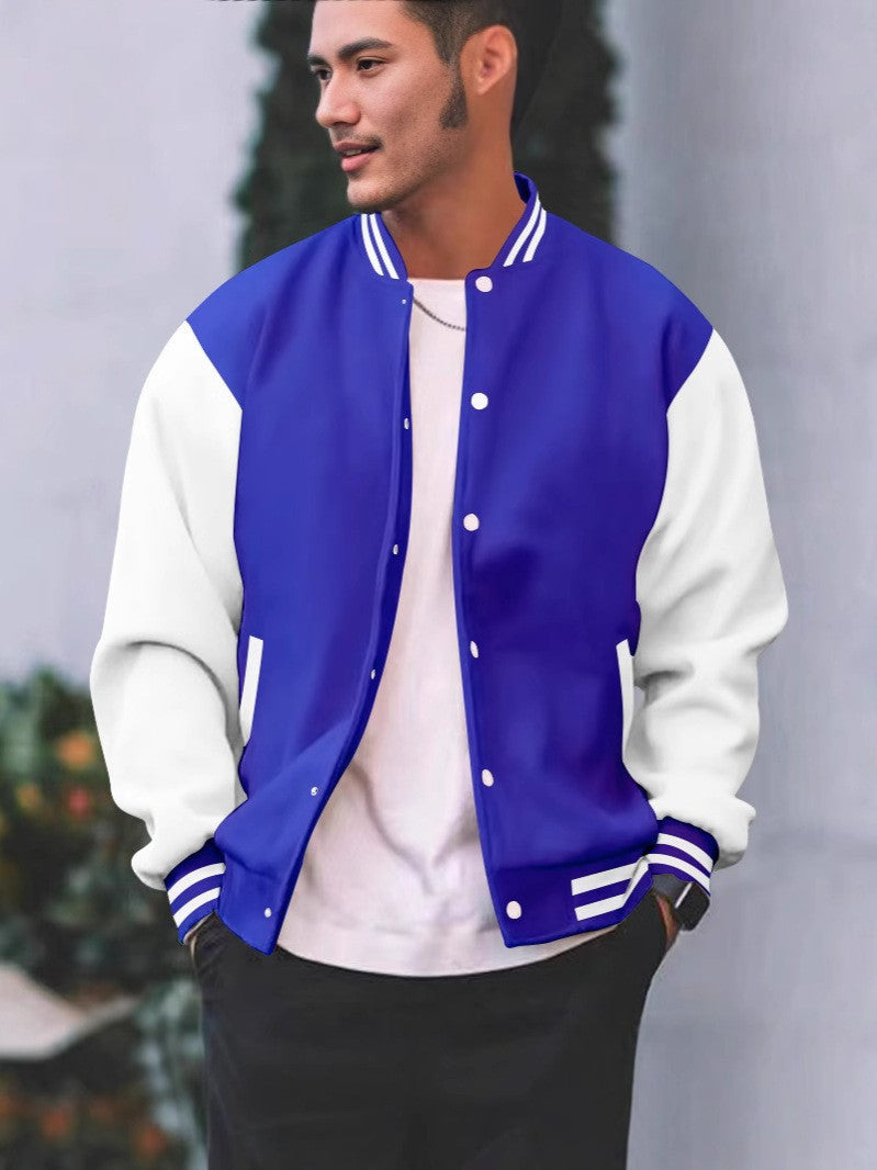 Herren Varsity-Jacke mit kontrastierenden Ärmeln Aliams
