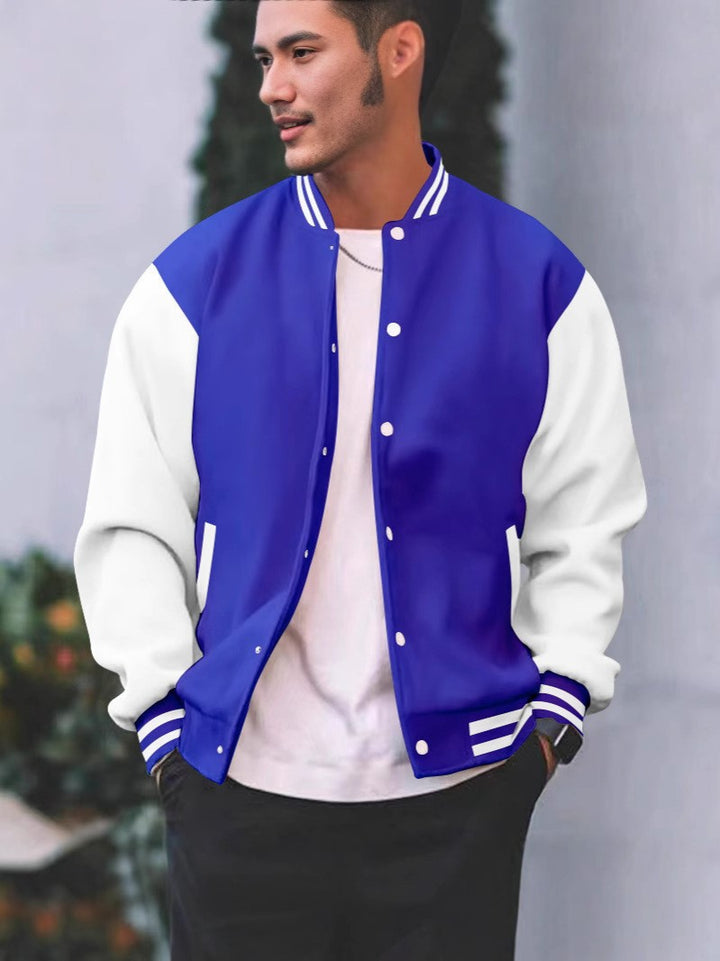 Herren Varsity-Jacke mit kontrastierenden Ärmeln Aliams
