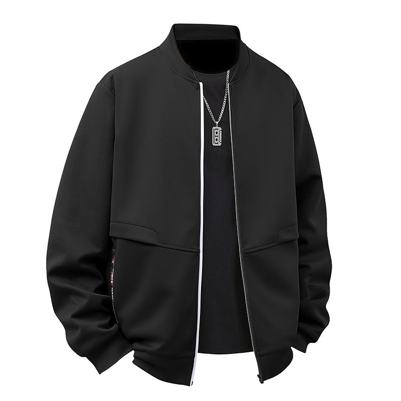 Herren sportliche Bomberjacke mit funktionalen Taschen Aliams