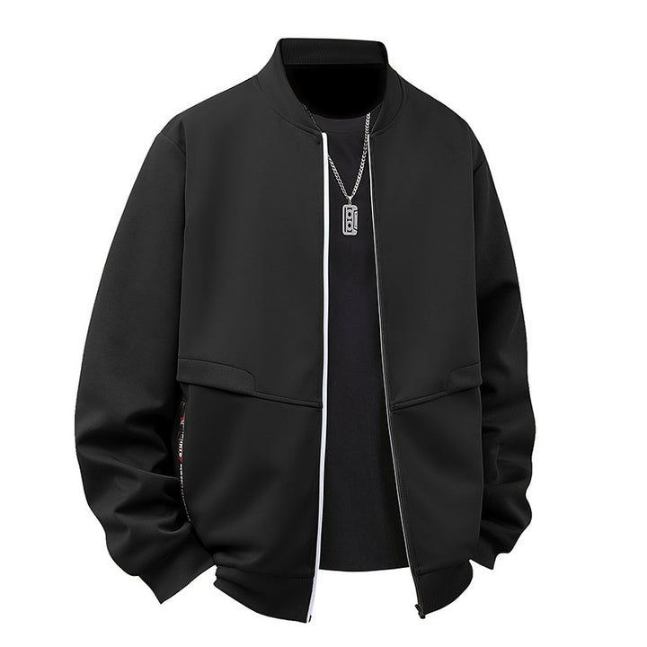 Herren sportliche Bomberjacke mit funktionalen Taschen Aliams