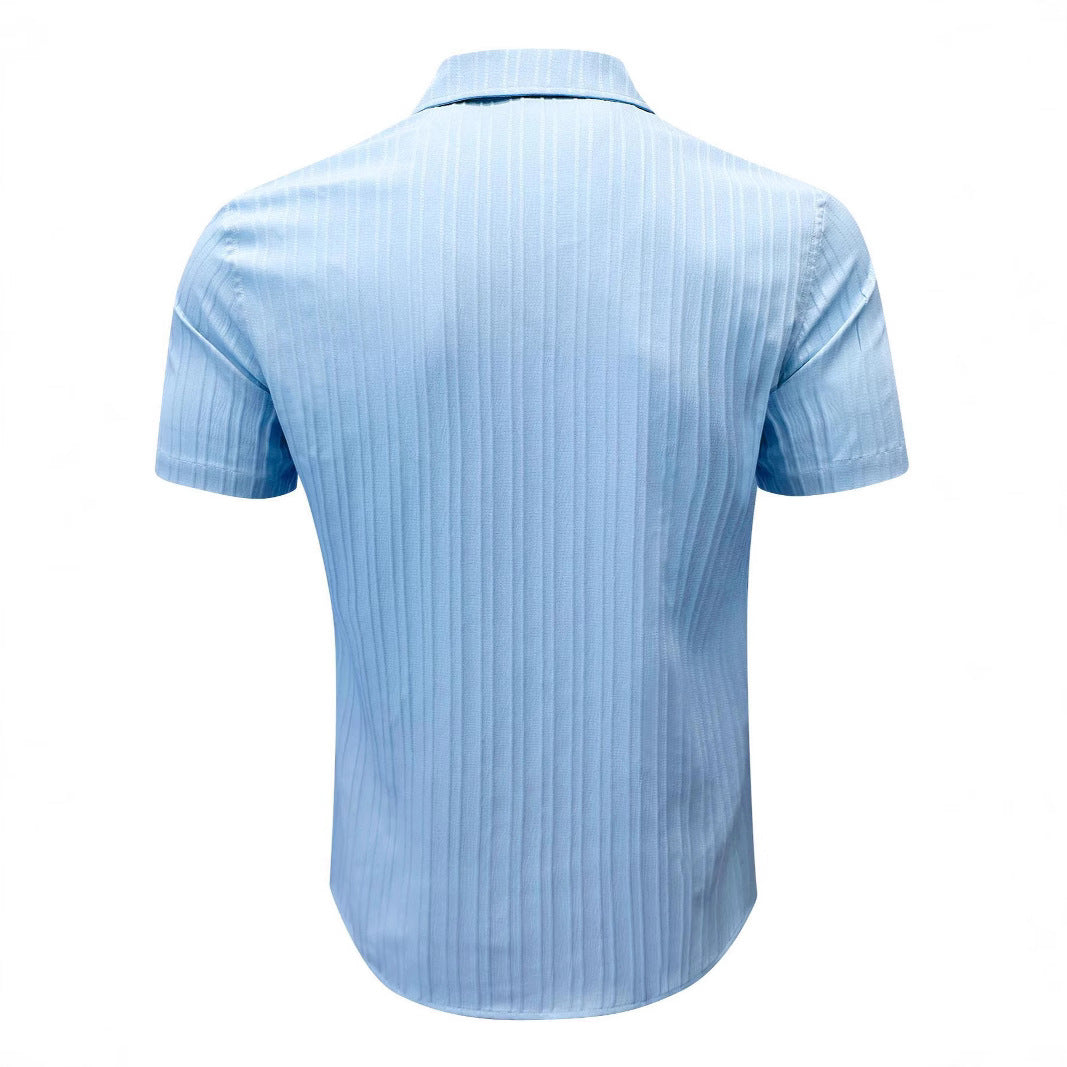 Herren Kurzarm Hemd Aliams