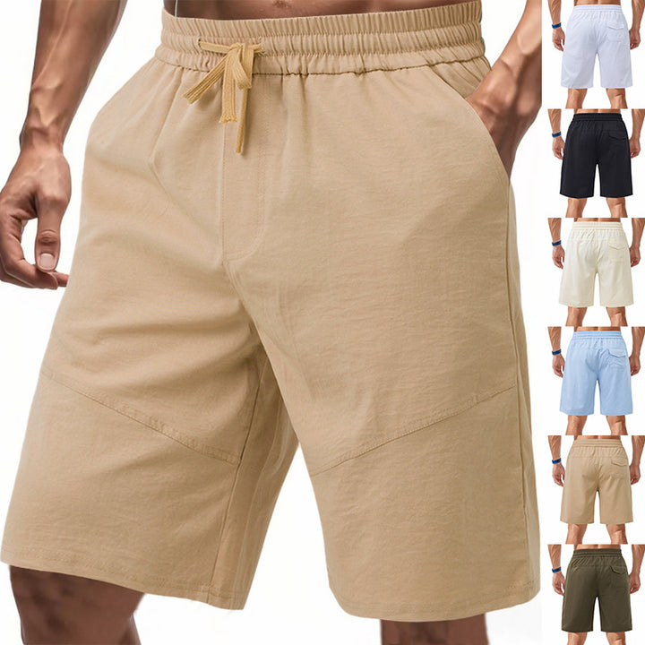 Herren lässige Strandshorts mit elastischem Bund und praktischen Taschen Aliams