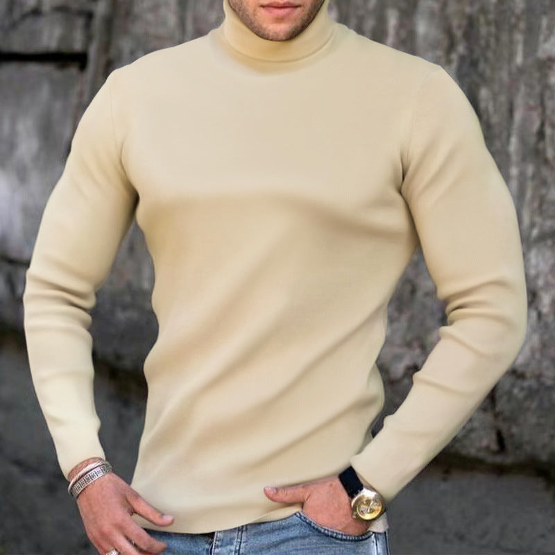 Herren eleganter Rollkragenpullover Aliams