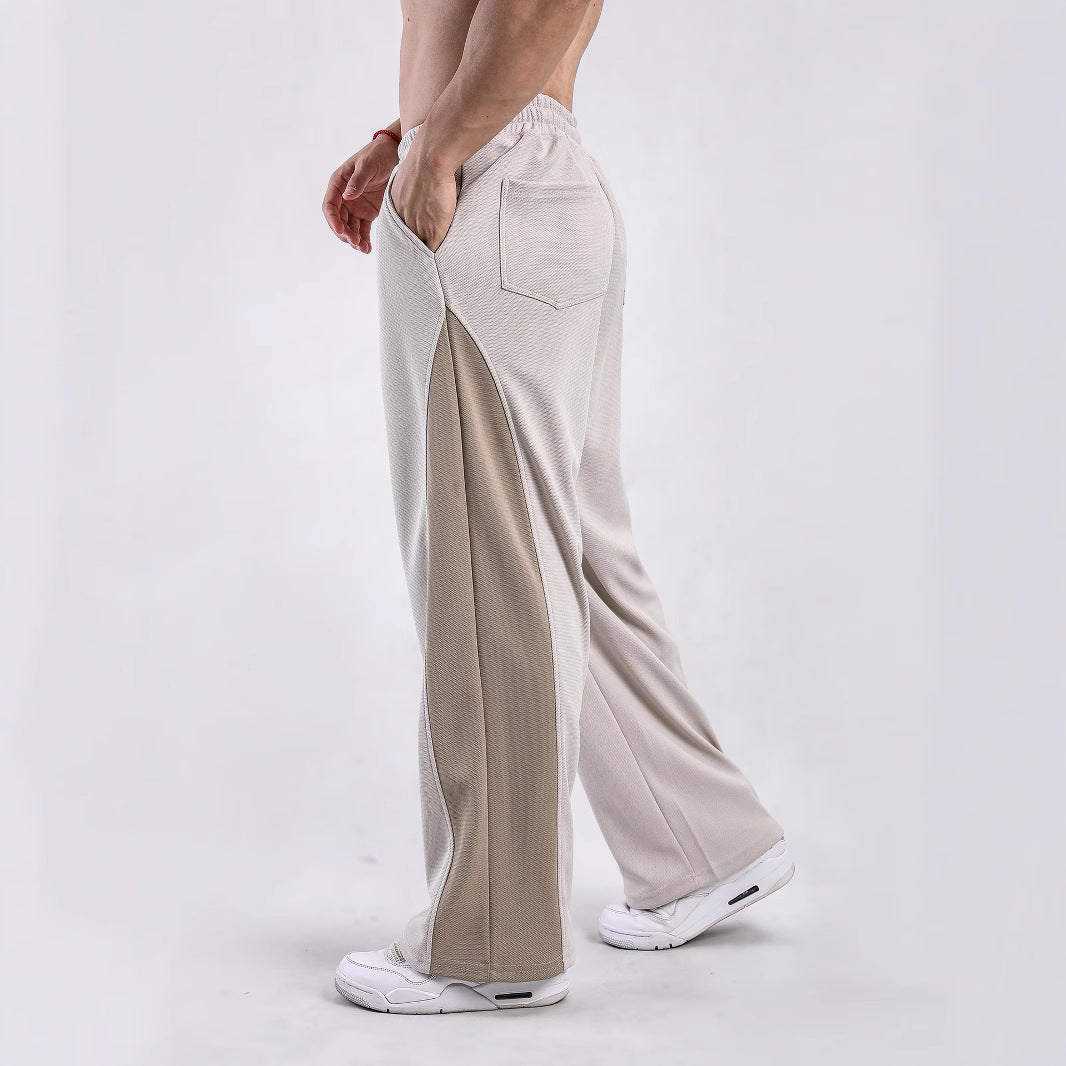 Herren Sportliche Freizeithose mit seitlichen Belüftungsöffnungen und elastischem Bund Aliams