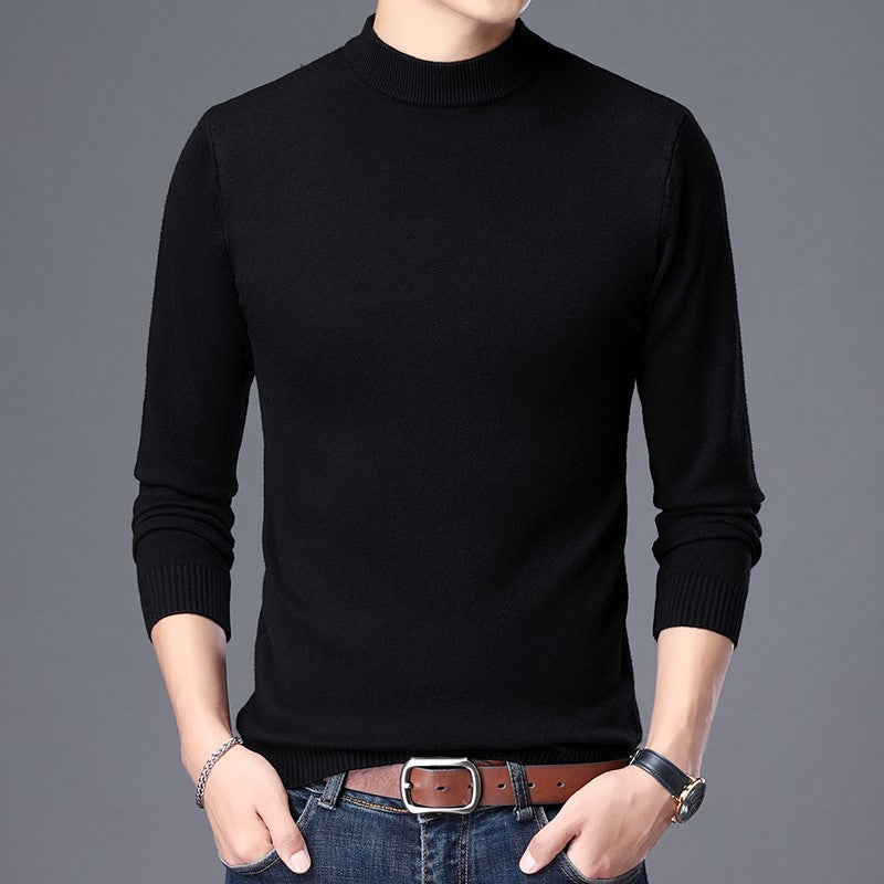 Herren Hochwertiger Rollkragenpullover aus feinem Strick Aliams