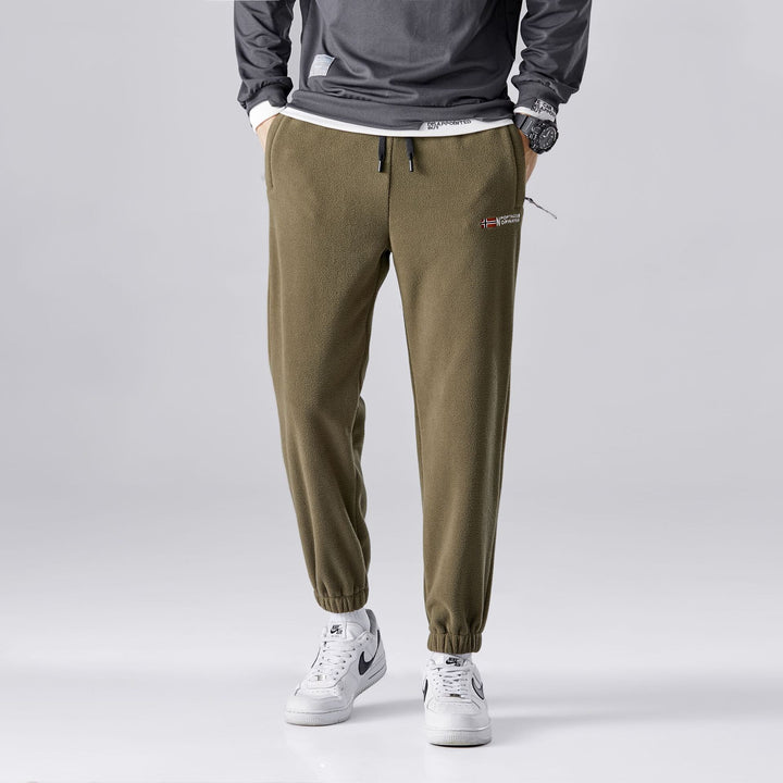 Herren bequeme Fleece Jogginghose Aliams