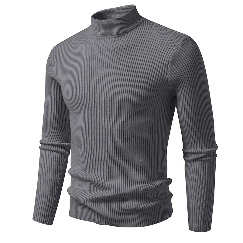 Herren Rollkragenpullover mit strukturierter Ripp-Optik Aliams