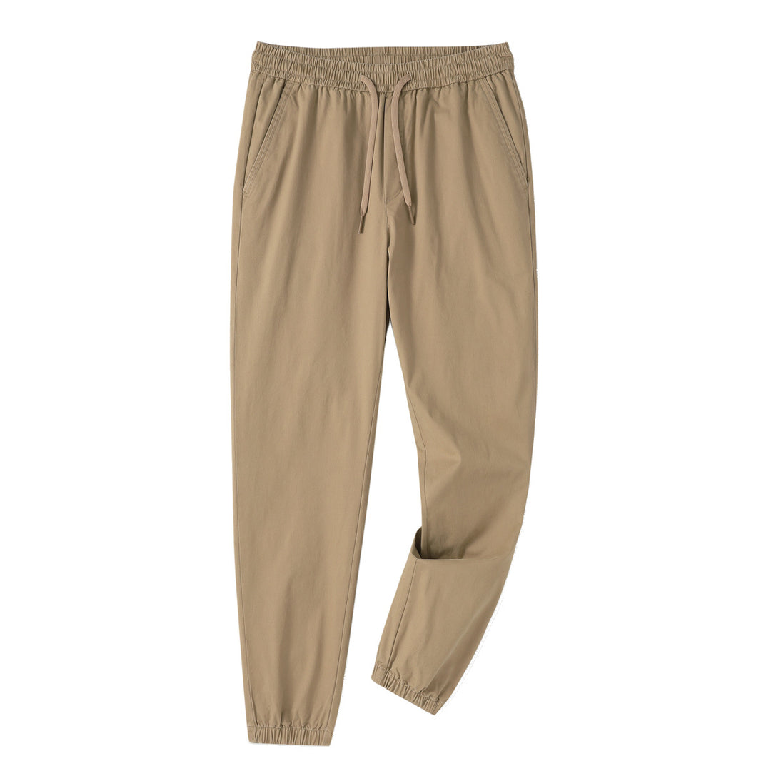 Herren bequeme Jogginghose mit elastischem Bund und seitlichen Taschen Aliams