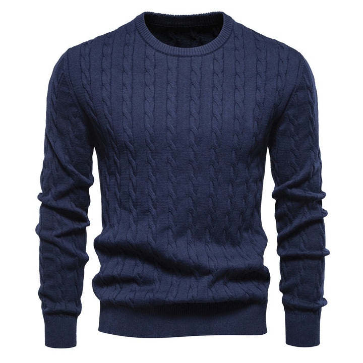 Herren Gemusterter Strickpullover Aliams