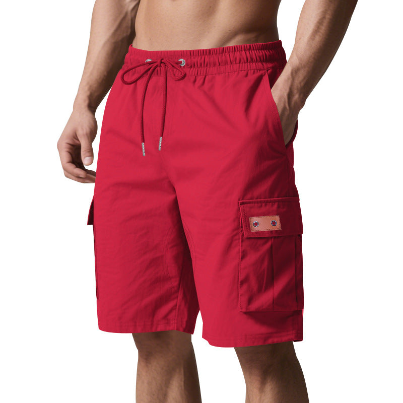 Herren Cargo-Shorts mit elastischem Bund und praktischen Taschen Aliams