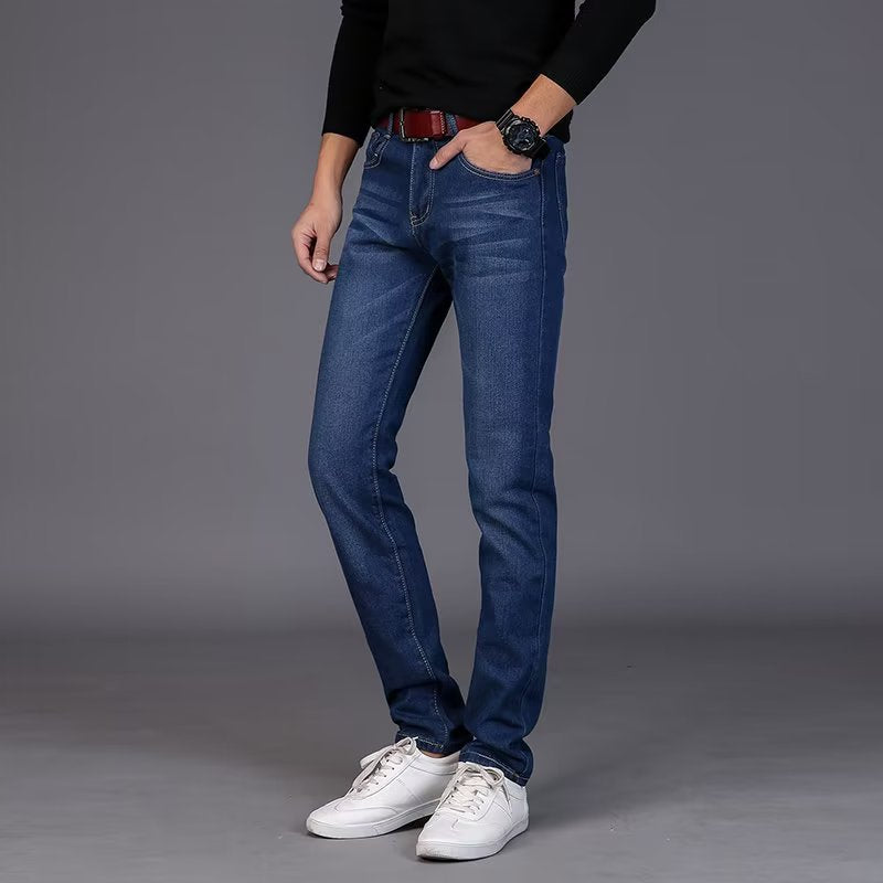 Herren Premium Slim Fit Jeans mit Elasthananteil Aliams