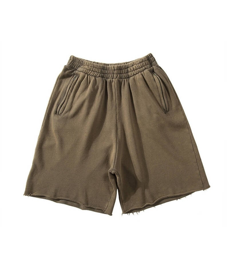 Herren Sportliche Shorts mit atmungsaktivem Material und seitlichen Reißverschlusstaschen Aliams