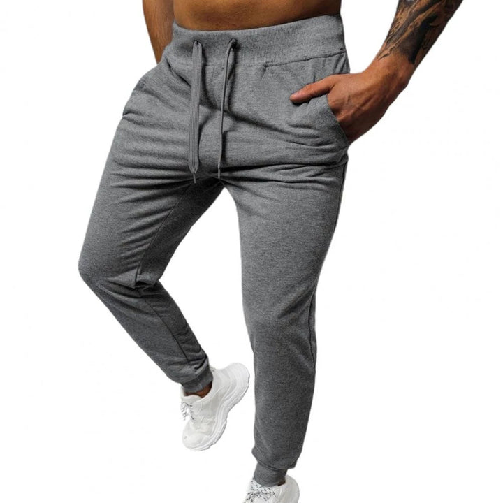 Herren bequeme Jogginghose mit seitlichen Taschen und elastischem Bund Aliams