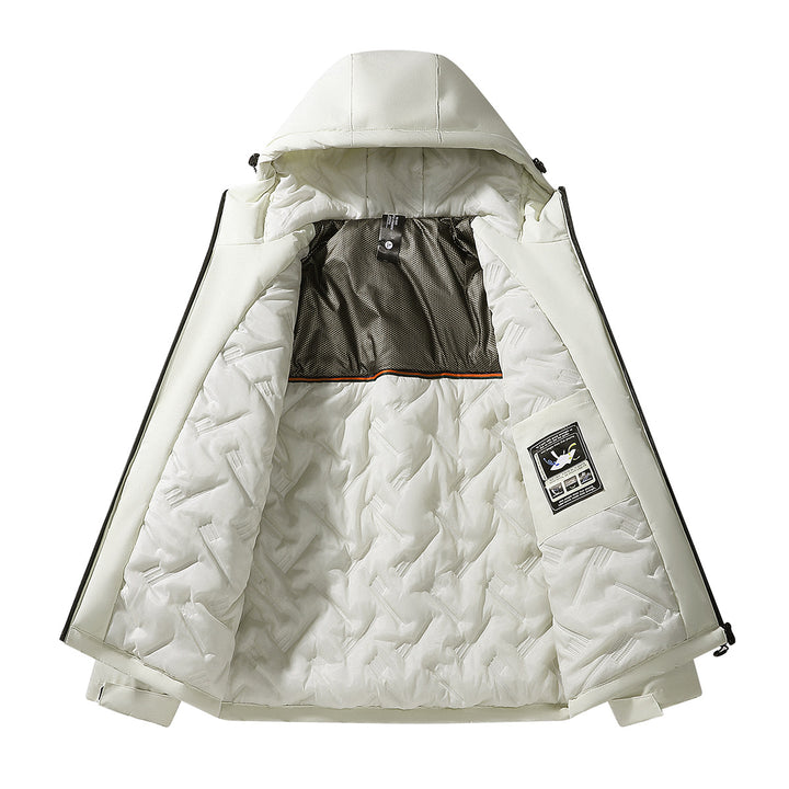 Herren Funktionsjacke mit isolierender Füllung und praktischem Kapuzen-Design Aliams