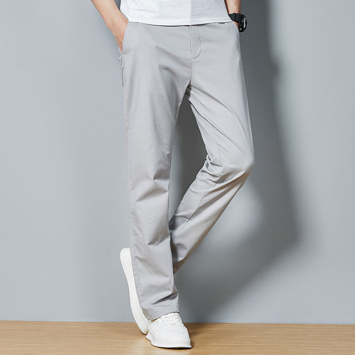 Herren schicke Business-Hose mit schmaler Passform und elastischem Bund Aliams