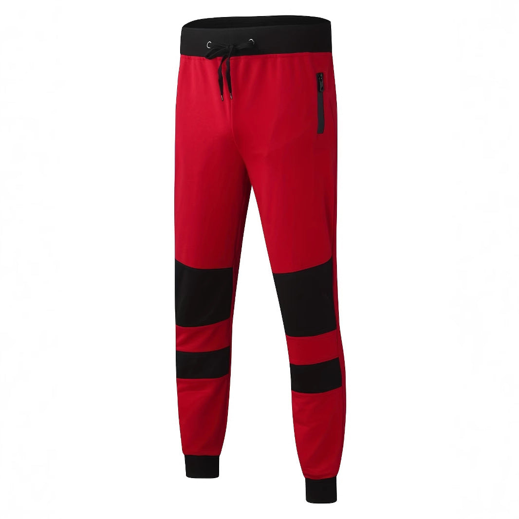 Herren stylische Freizeit-Jogginghose mit atmungsaktiven Einsätzen und praktischem Kordelzug Aliams