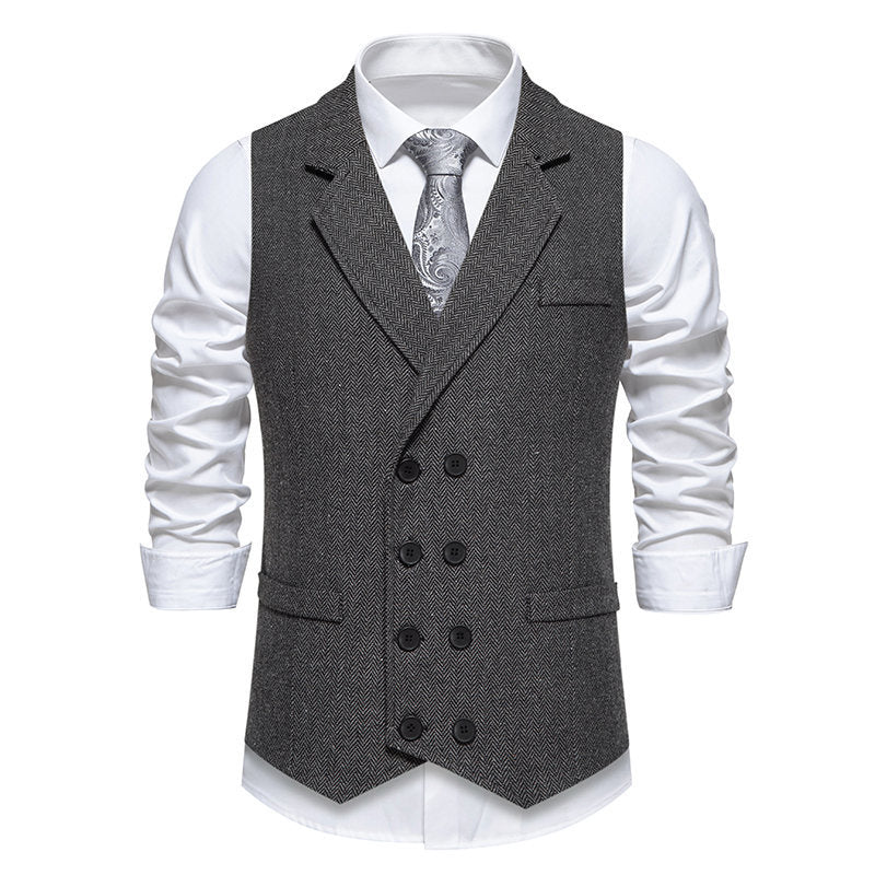 Herren elegante tweed Weste Aliams