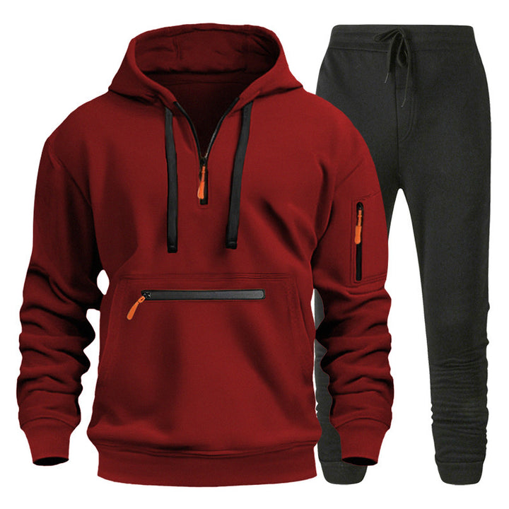 Herren Sportlicher Hoodie mit Jogginghose Aliams