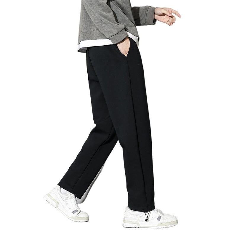 Herren Freizeit-Jogginghose mit elastischem Bund und seitlichen Reißverschlusstaschen Aliams